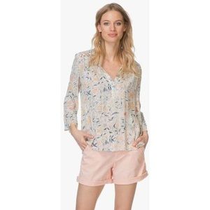 ba&sh Floral Blouse